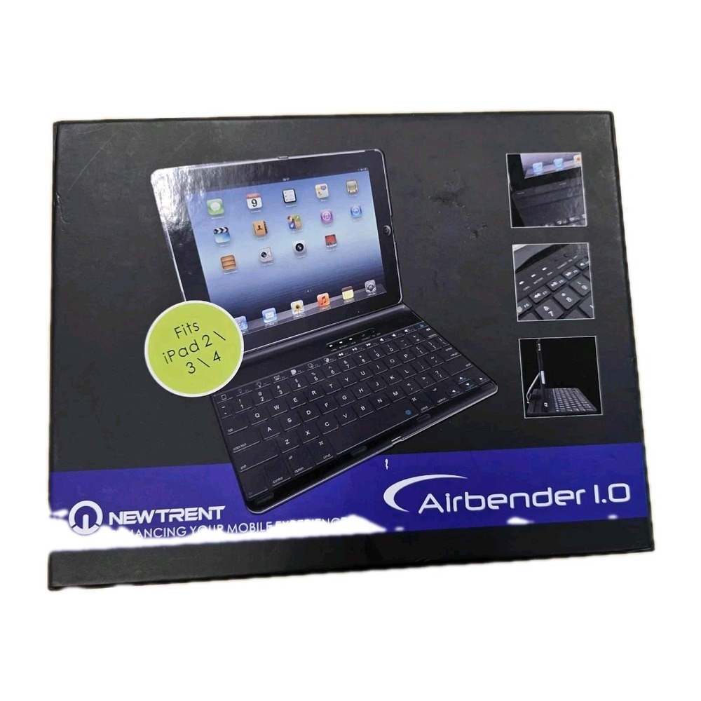 📱 NewTrent‎ Airbender 1.0 Wireless Keyboard Case for Apple iPad 2 / 3 / 4  Mode